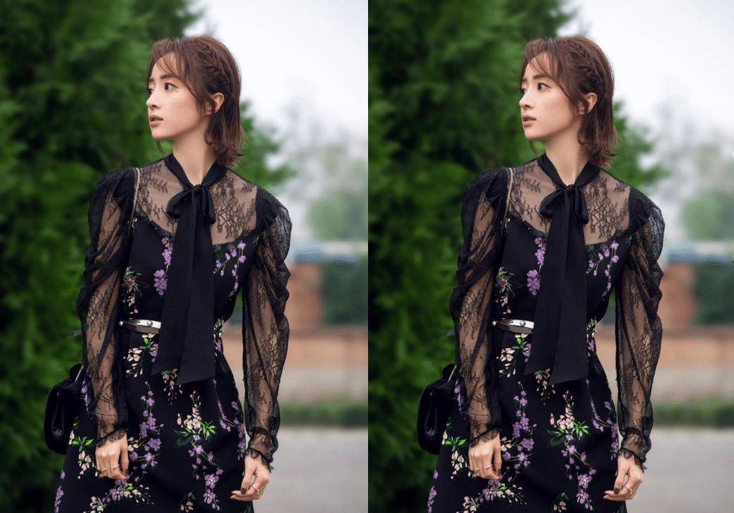 原创胡冰卿为出圈真的拼了大领口加上高时尚让人看了心跳加快