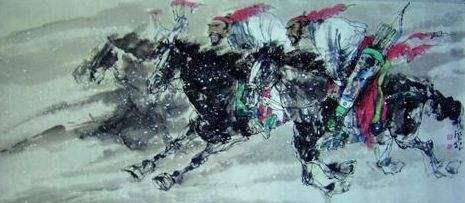 他开篇就描绘了一个极具画面感的场景:在月黑风高