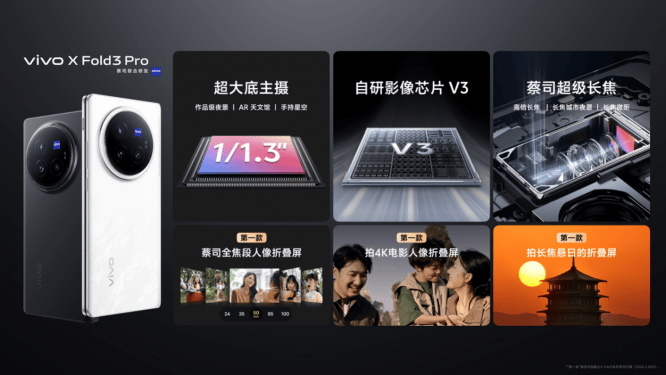 先旗舰后折叠 更纯粹的vivo X Fold3系列旗舰折叠新品来了！-锋巢网