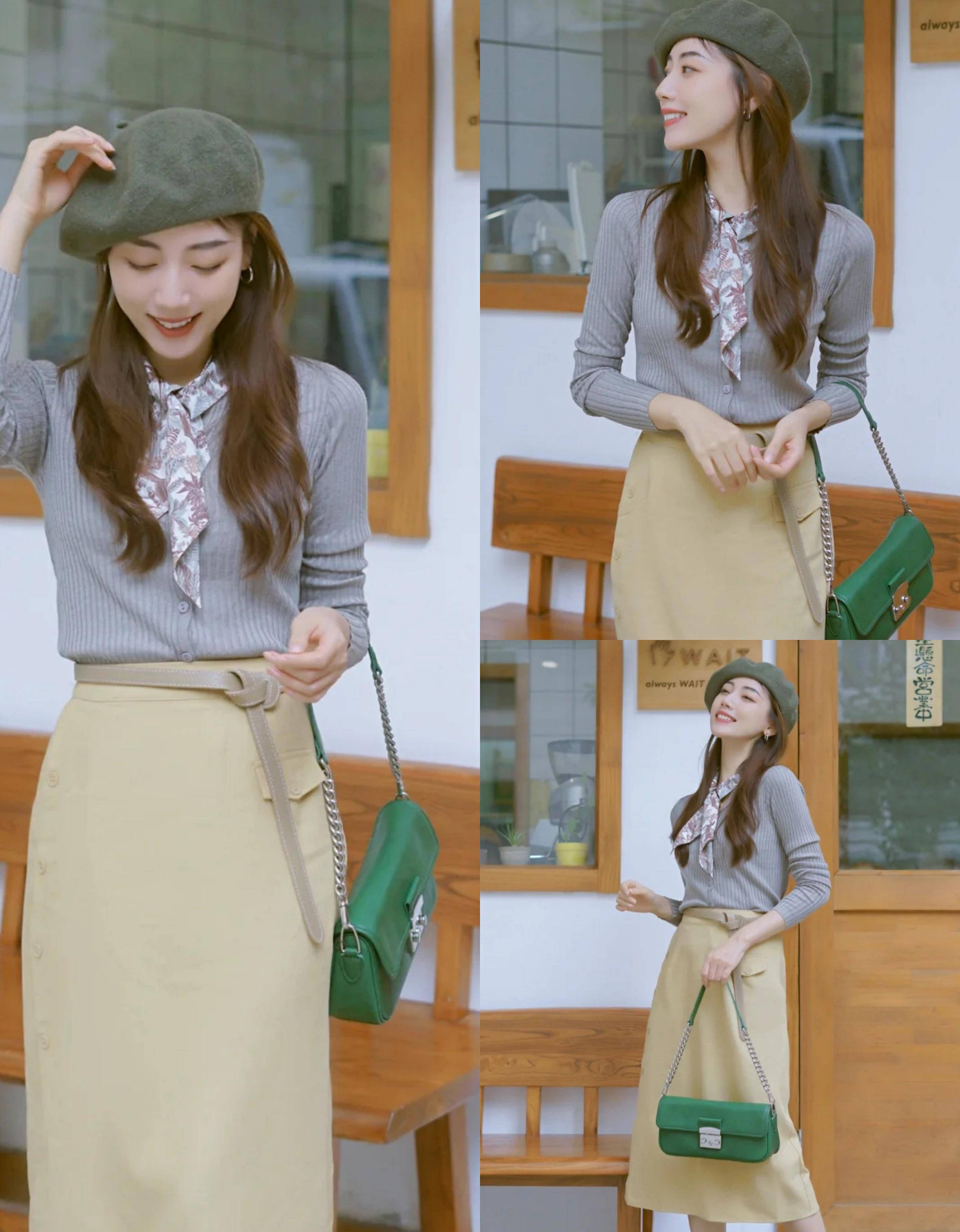 原创春季针织衫搭配有妙法从这三个地方改进让你从头美到脚