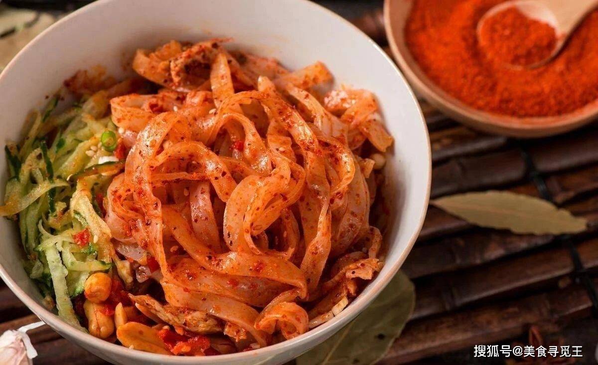 三,岐山擀面皮相传关于秦镇米皮,还有一个非常有名的典故.