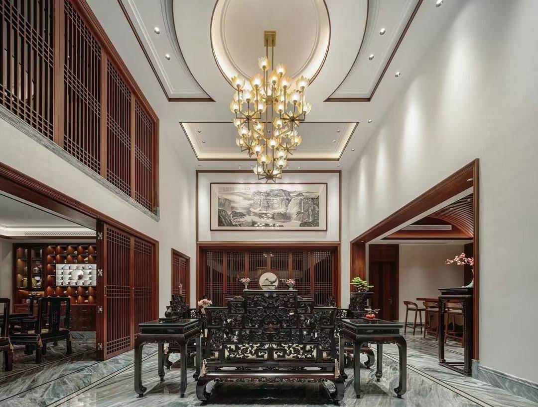 中式红木装修,勾勒造物的骨骼肌理