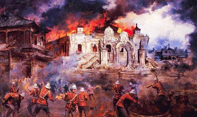 原创历史课本上究竟有没有说英法联军火烧圆明园的原因呢