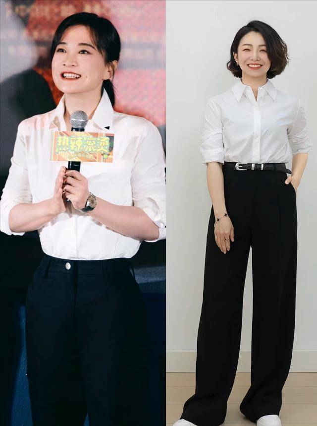 原创又被41岁贾玲圈粉了穿衣虽极简却高级这7套照穿就很时髦减龄