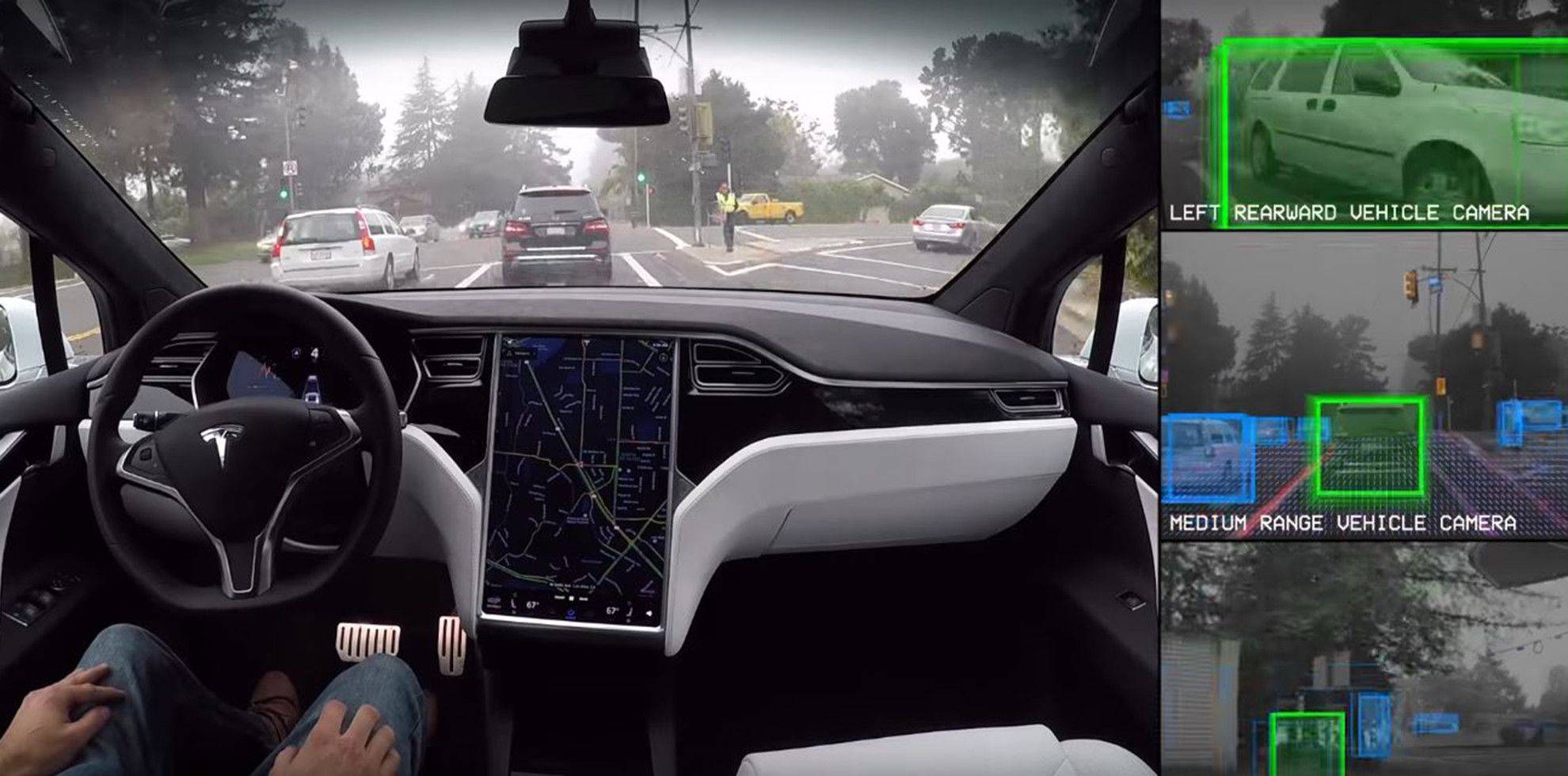 小白必看:特斯拉model3智能安全系统原来这么好用!_搜狐汽车_搜狐网