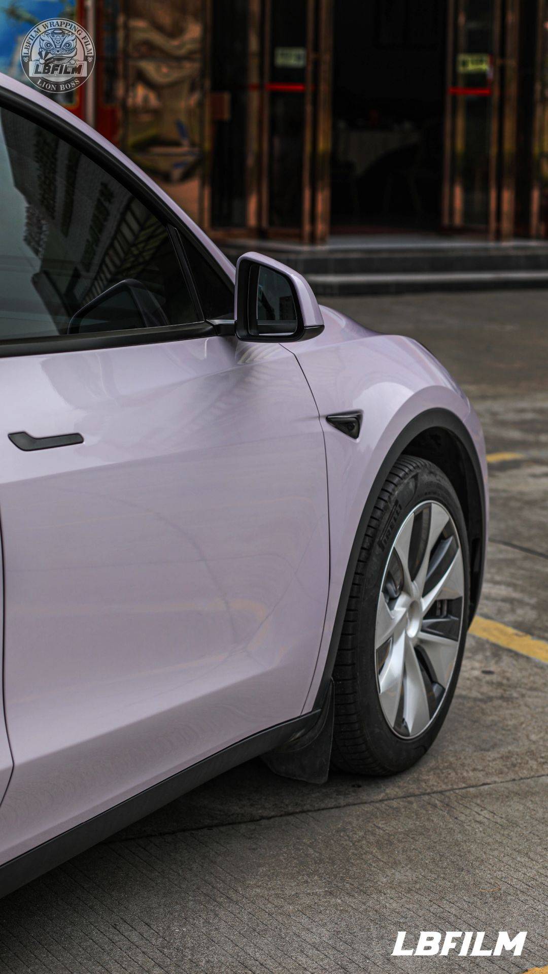 lb改色膜品牌迷雾灰紫抵挡不住的甜飒气质