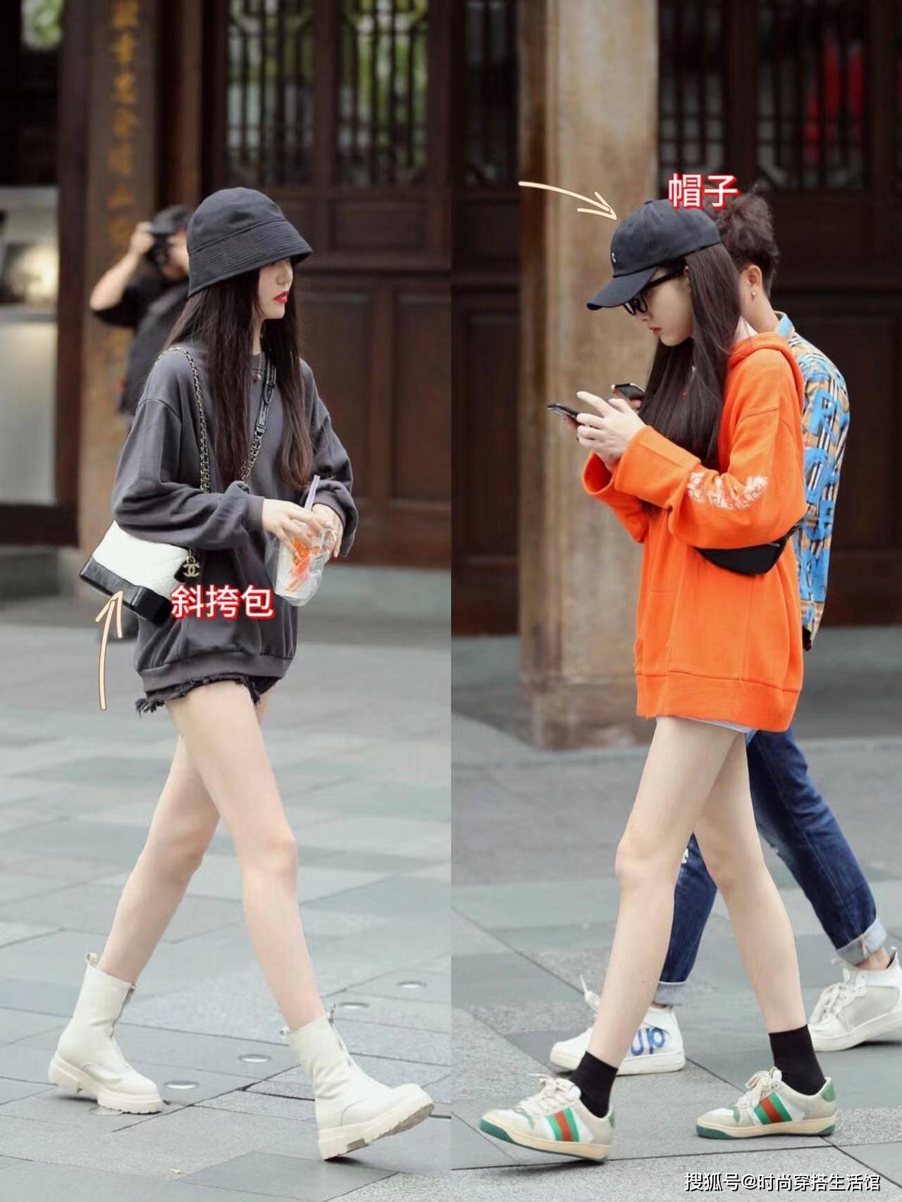 原创今年春天卫衣半身裙又火了气质优雅又显瘦美到了骨子里