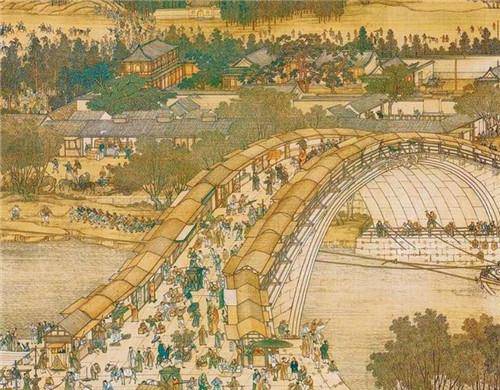 原创清明上河图放大100倍后那位喝醉酒趴树下的人能注意下形象吗