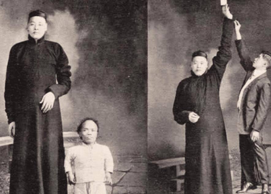 原创清朝巨人詹世钗身高3米19娶英国老婆生下3子后人现状怎样