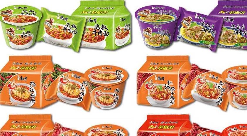 康师傅方便面有20多种口味你都吃过哪几种