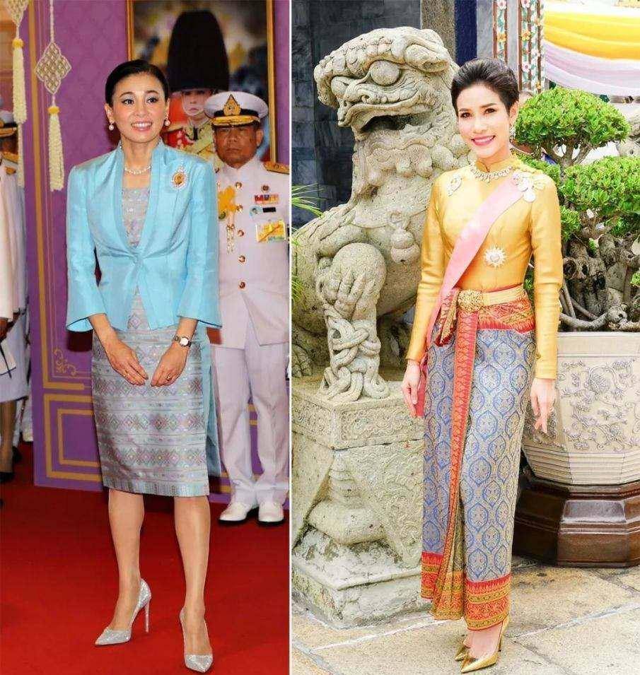 原创泰国王后和贵妃争宠终究还是稳坐c位情商高抓住王子手不放