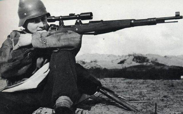 二战巅峰之作98k,产量1460万支,装有6倍镜,可射杀1000米目标_毛瑟步枪