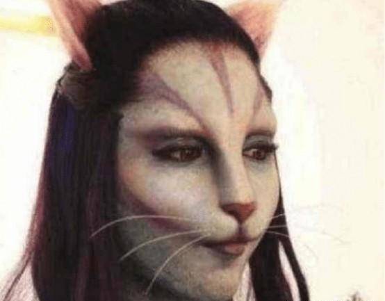 原创非诚勿扰中一直不肯卸妆的猫脸女卸下特效妆后美成这样