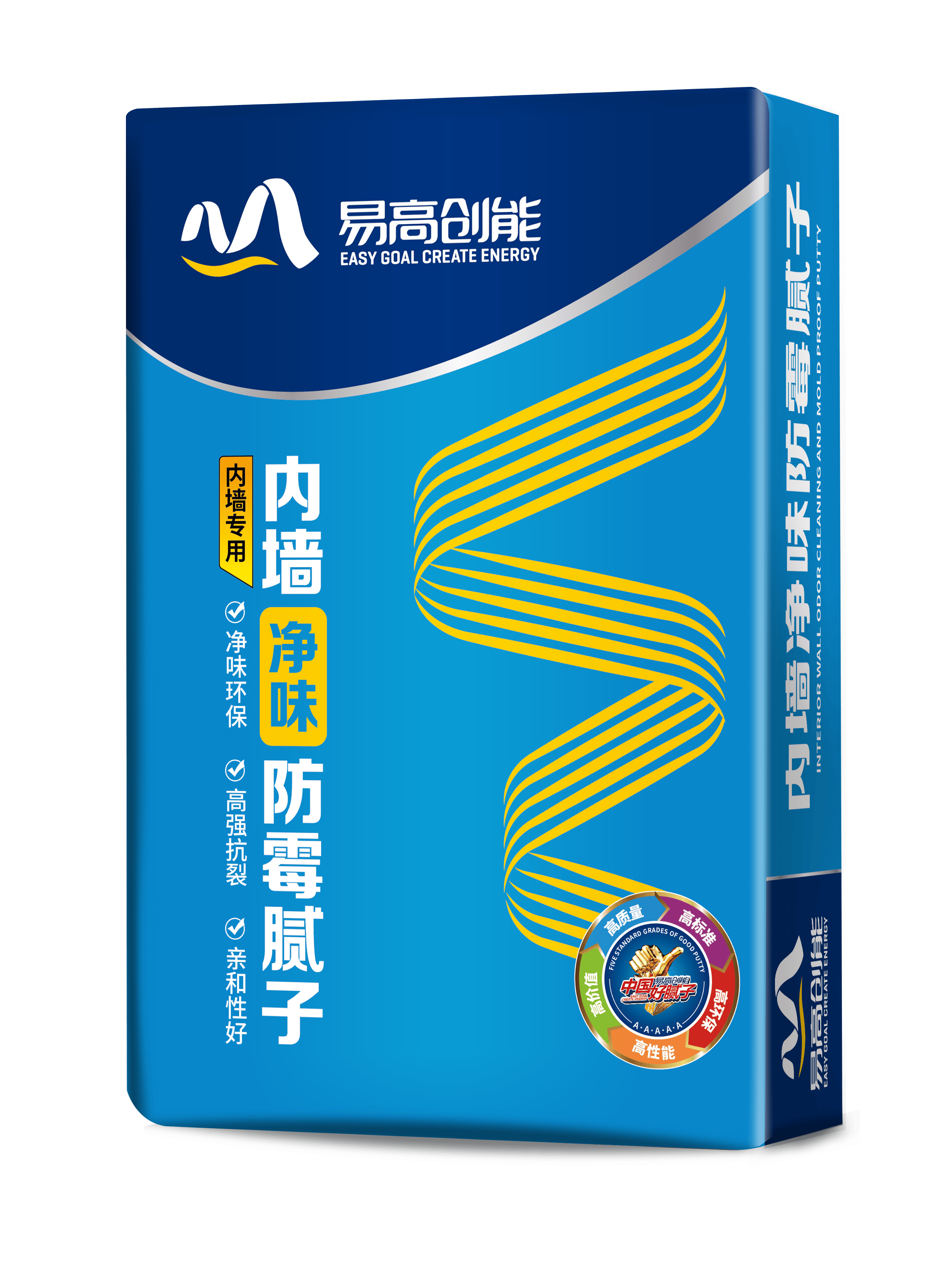 综上所述,易高腻子粉以其使用方便,干燥速度快等优势,不仅提高了施工