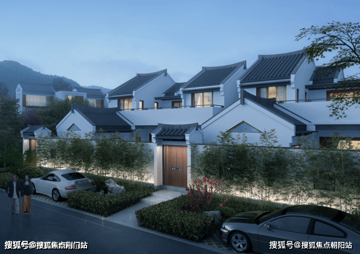 大一点的楼王户型,仅庭院就有约170-190㎡,整个家占地面积超过半亩地!