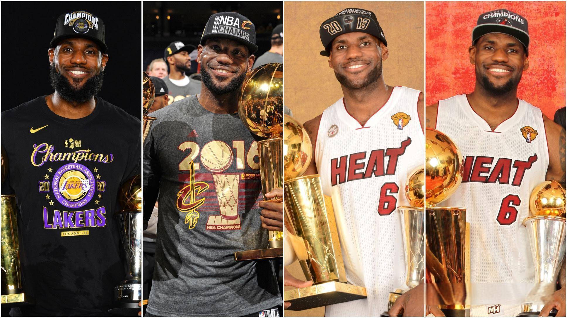 三个fmvp之后,詹姆斯就杀进了历史前三,然后在2020年带领湖人夺冠之后