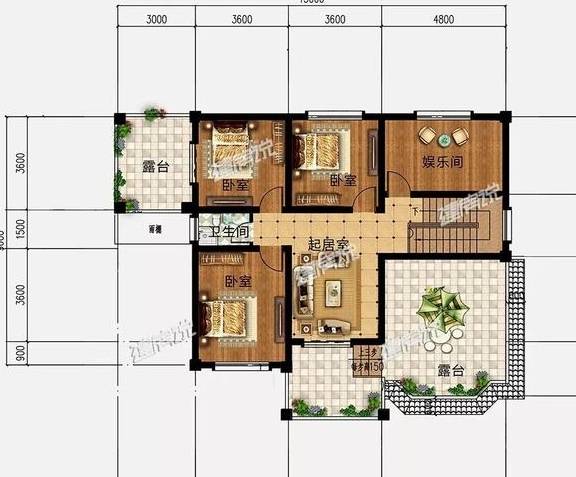 农村210平方米户型图图片