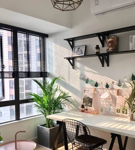 原创干货小户型装修一桌一椅就是书房10个年轻人喜欢的简易书房