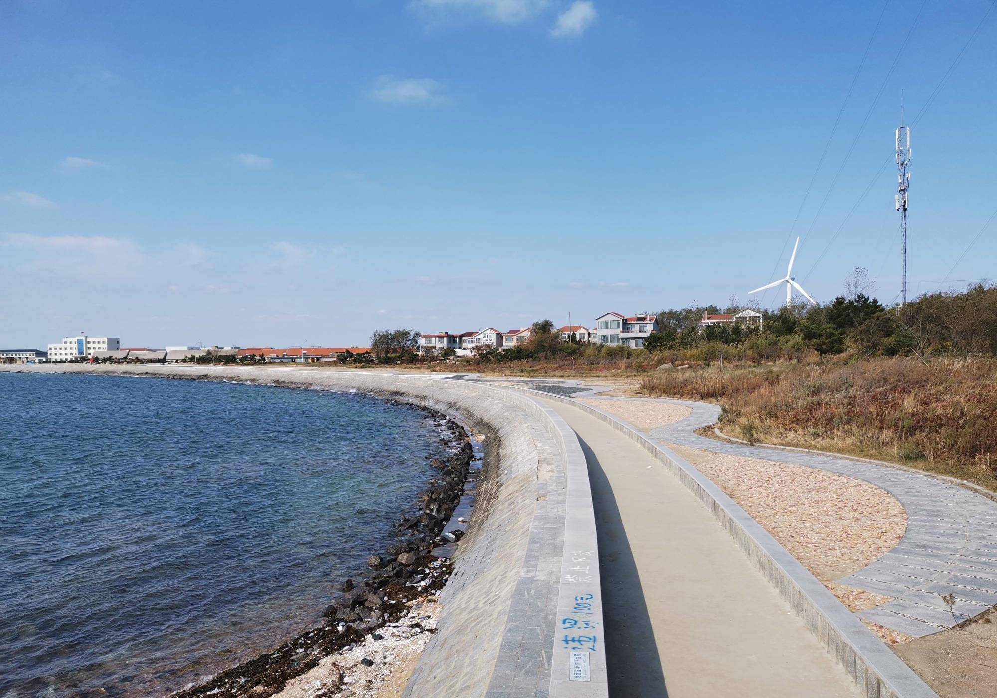 荣成百年古村落,风景秀丽景观齐全,大好天气游客稀少_风景区_旅游