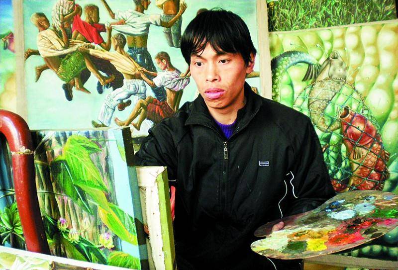 农民画家熊庆华,苦练画画20年,专家:建议回家种地_艺术_绘画_油画