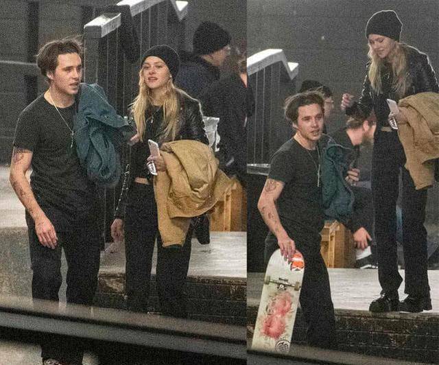 原创贝克汉姆长子热恋中带大4岁金发女星回家甜蜜相伴举高高