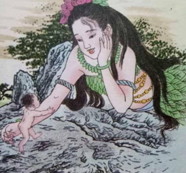 原创考古学家考察了一座女娲神像后得出结论女神与这类人长像相似