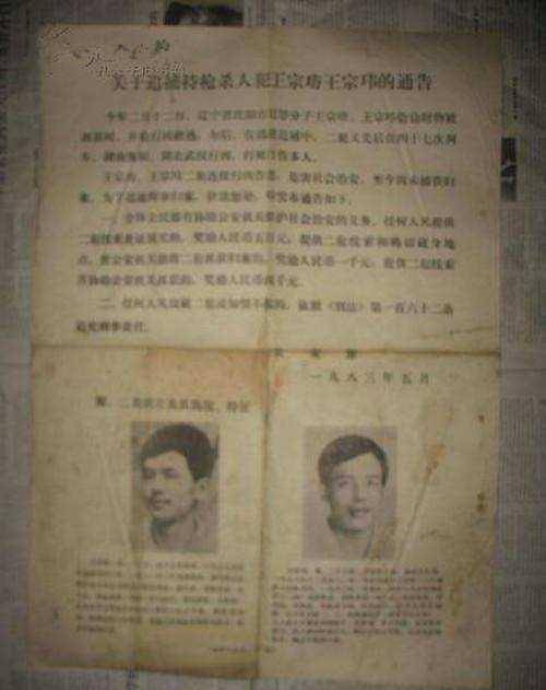 无恶不作2悍匪:出动军警3万人才逮捕,临死前说两字_王宗玮_宗方_沈阳