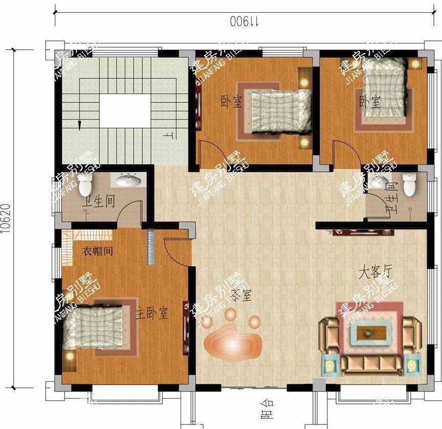 平屋顶设计的四层农村别墅住进这样的房子离发财不远了