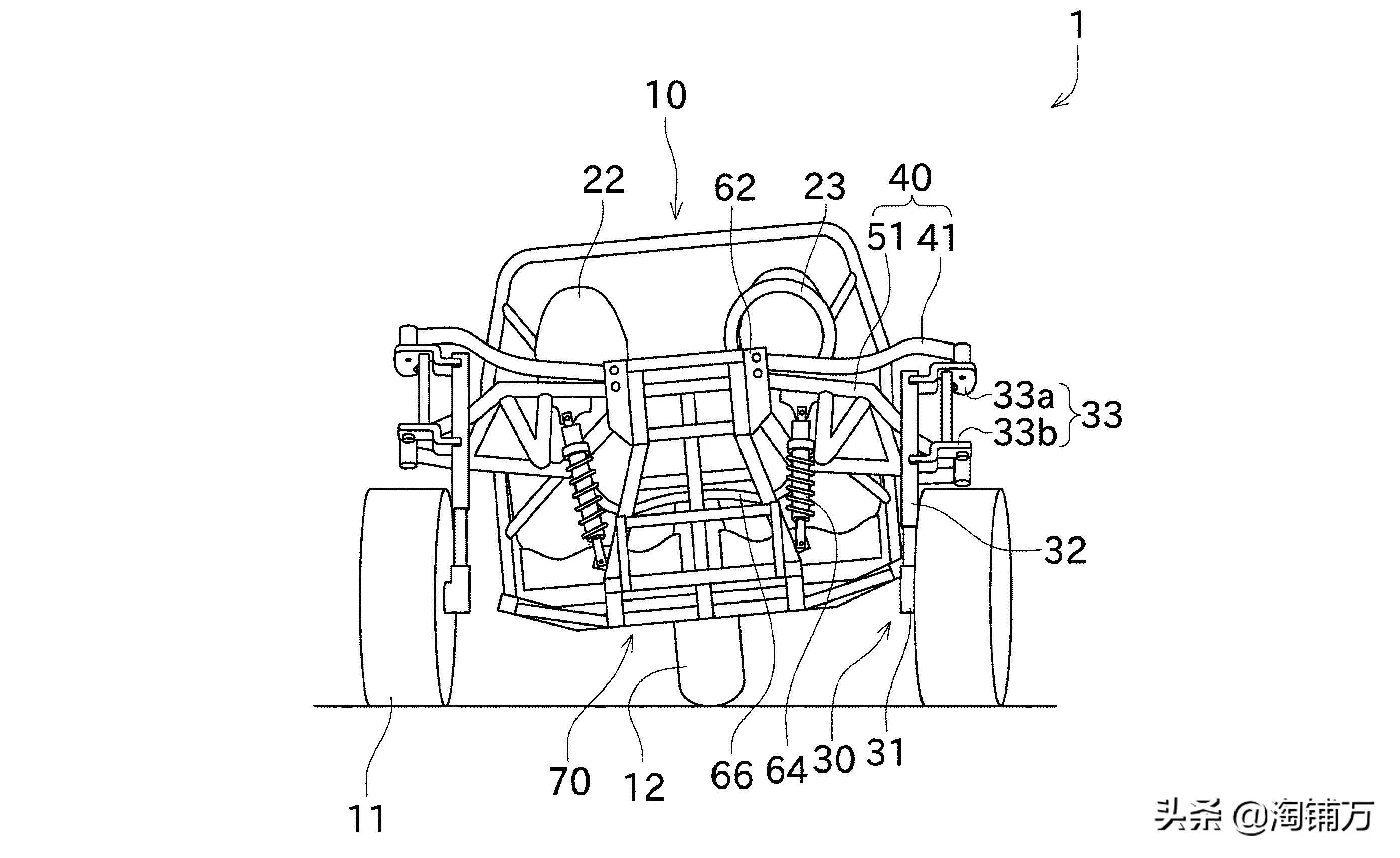 川崎倒三轮新专利曝光 采用双座布局 方向盘转向可倾斜转弯_搜狐汽车