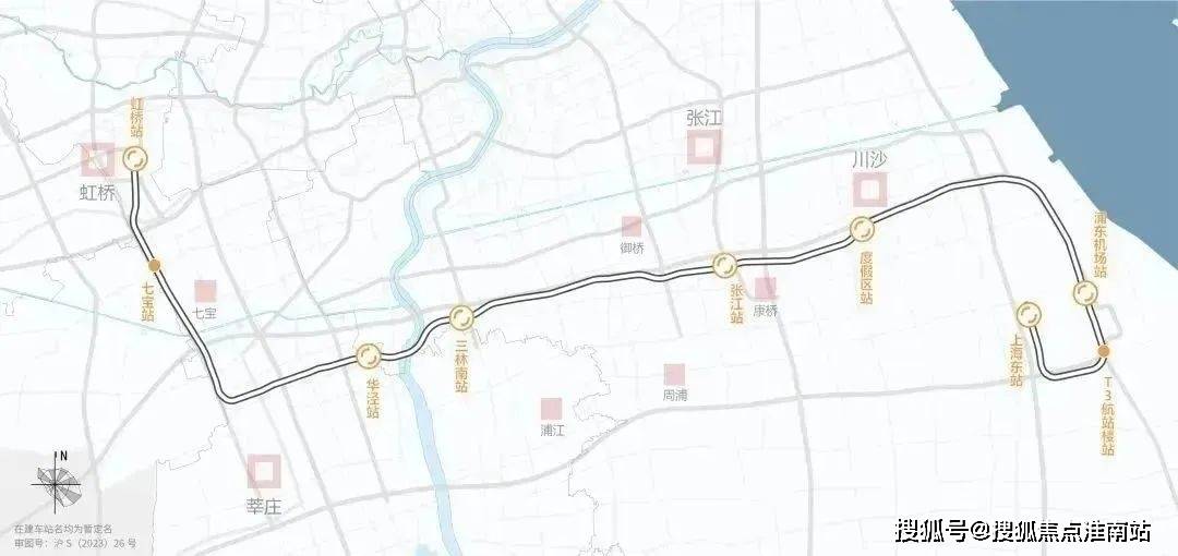 最后,还有23号线华泾路站(建设中)这条轨交也能与19号线换乘,未来将