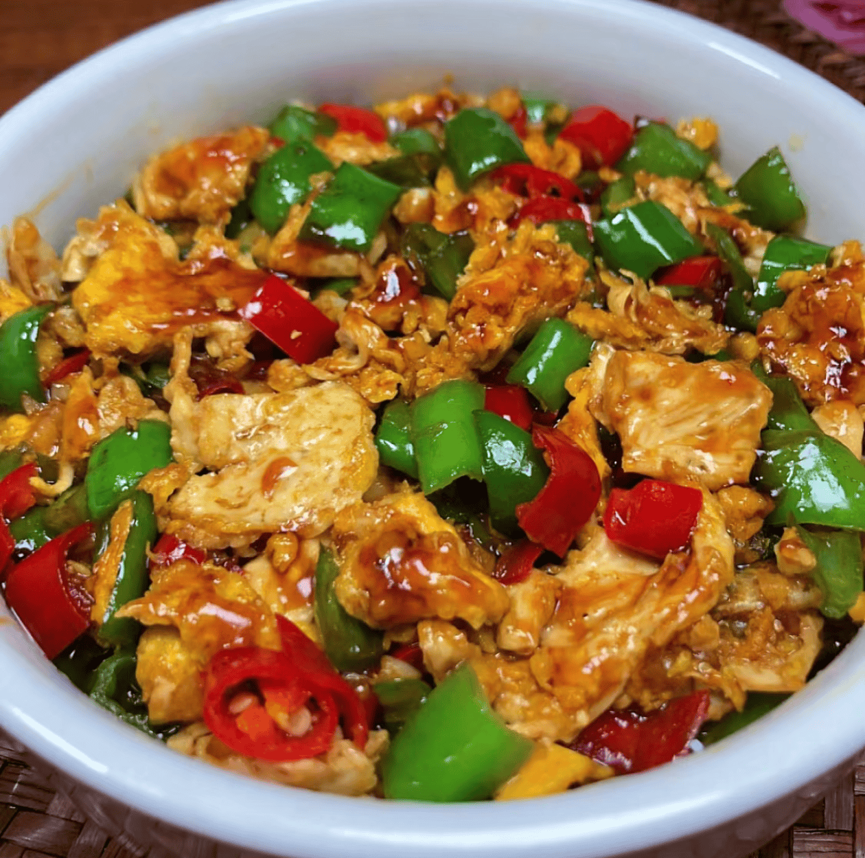 青椒炒鸡蛋的魅力