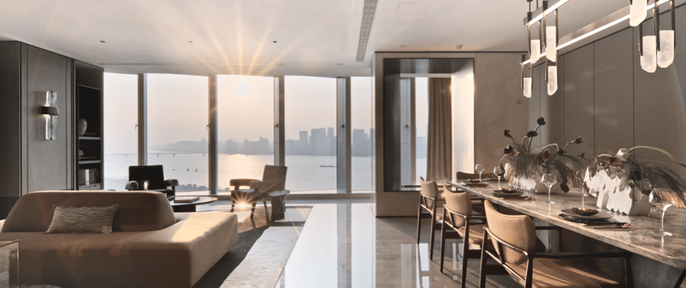 一线江景的东方润园,蓝色钱江,阳光海岸,南岸的银杏汇,壹号院等