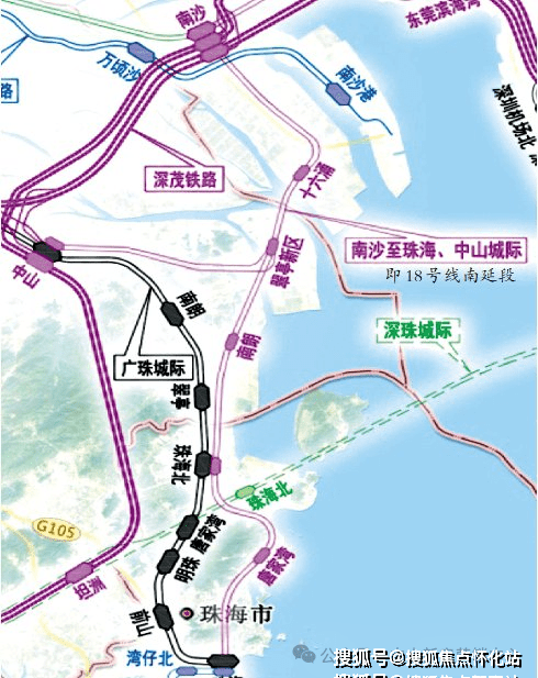 再加上今年年底或明年动工的广州地铁18号线南延段(规划中,即广州南沙