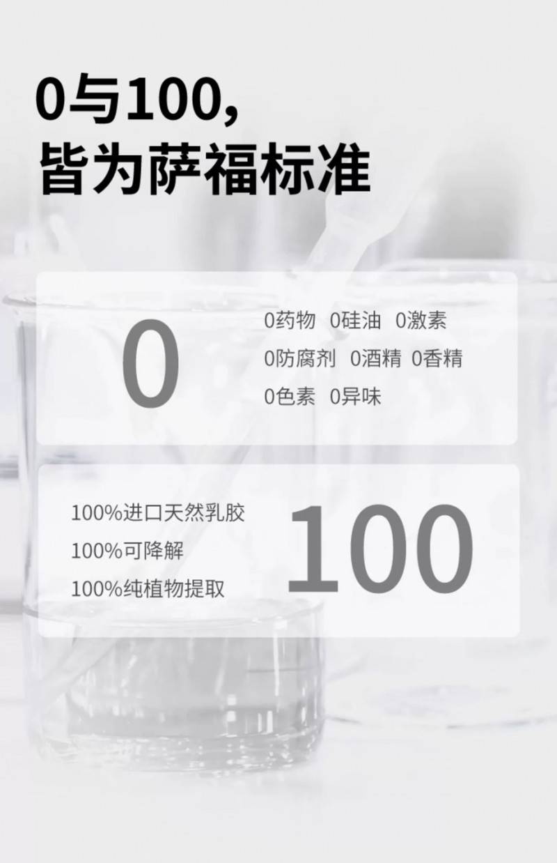 萨福的指套产品选用泰国top级天然乳胶原料,确保产品的天然,纯净和