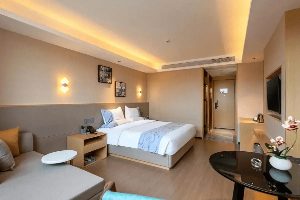 陕西快捷酒店装修,酒店改造装修设计,酒店客房装修设计_装饰_大堂