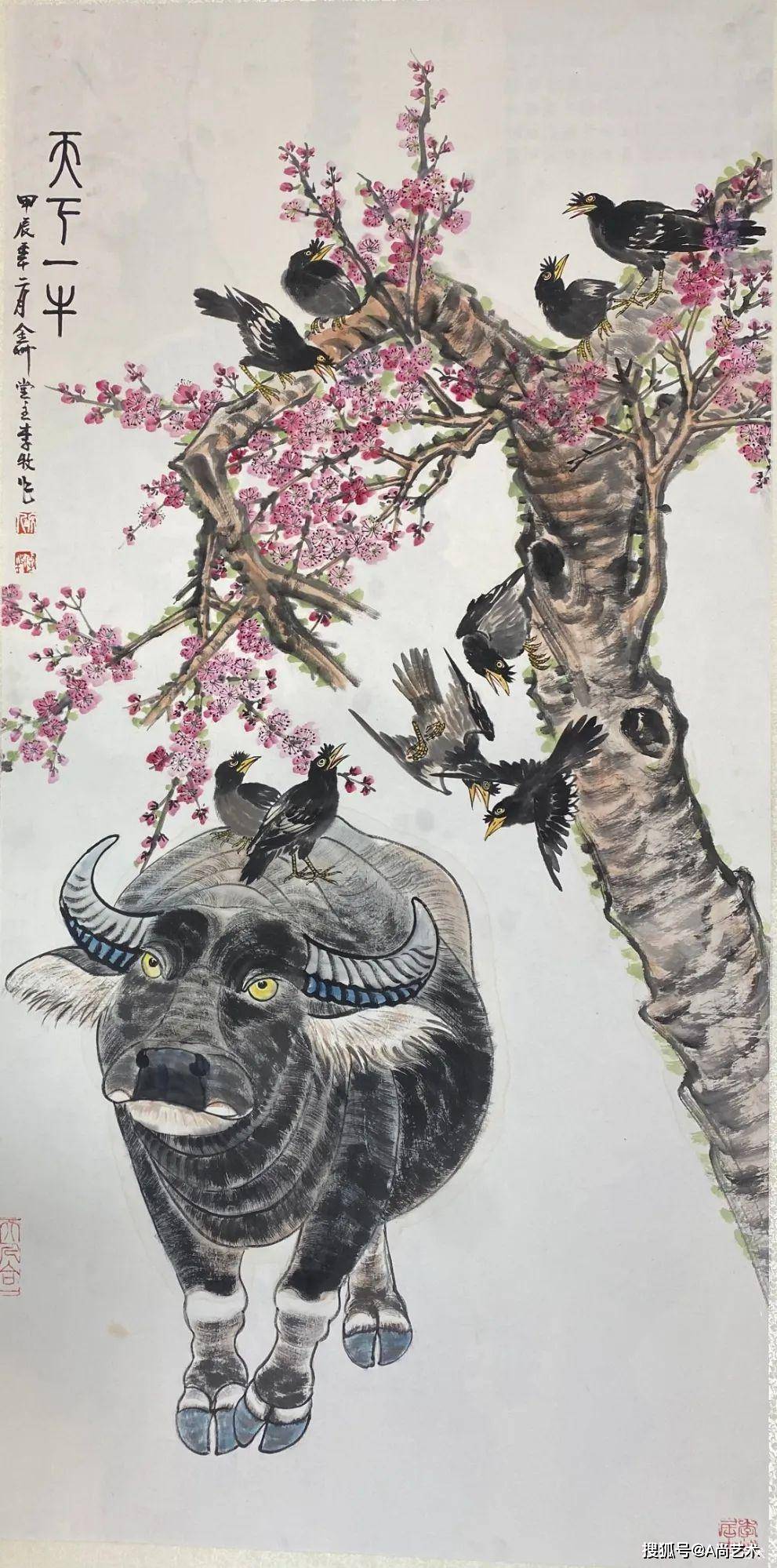 草堂之春文化出海著名画家李牧中国画作品展