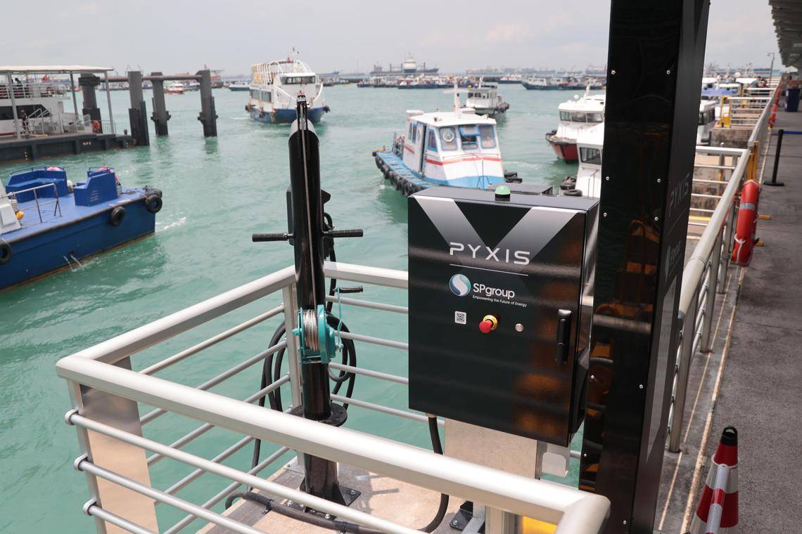 新加坡首个港口电动船公共充电桩试用4月26日中国珠海展将交流