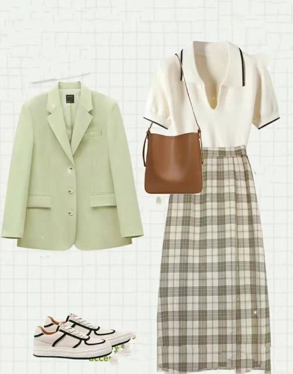 30套薄荷绿最显白最好看的搭配太绝了
