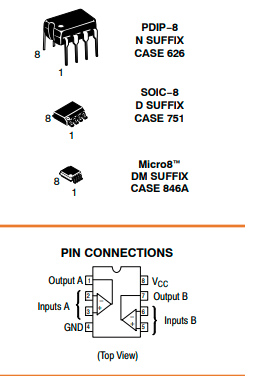 lm2903dmr2g电压比较器中文资料pdf数据手册引脚图规格书参数产品手册