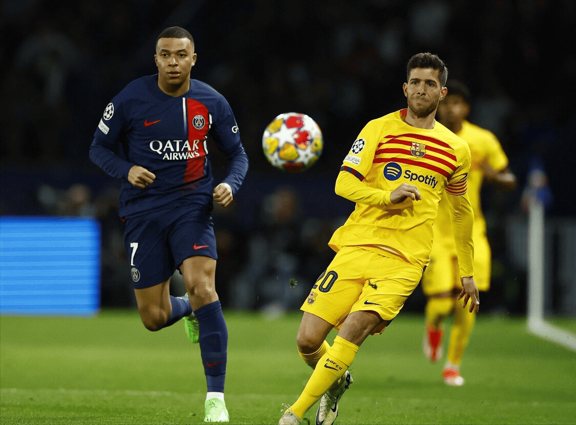 原创15分钟连丢2球大巴黎23巴萨无缘占得先机姆巴佩哑火