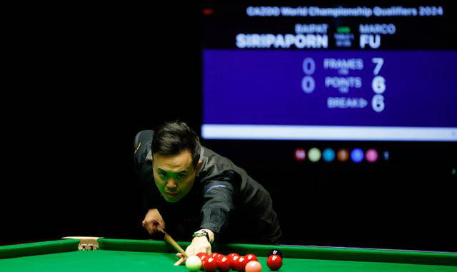 斯诺克资格赛傅家俊90完胜101横扫淘汰女子世锦赛冠军