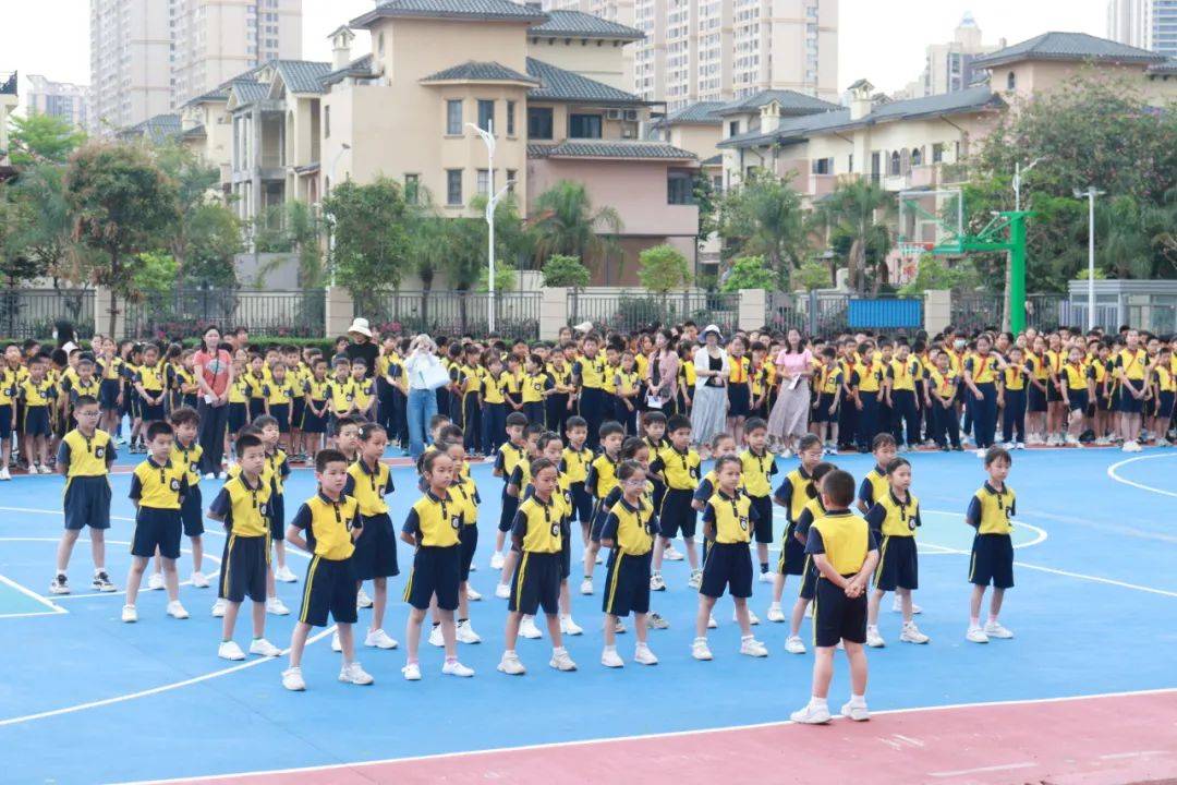 关注队列队形展风采强健体魄恰少年惠州市惠城区金山湖小学队形队列