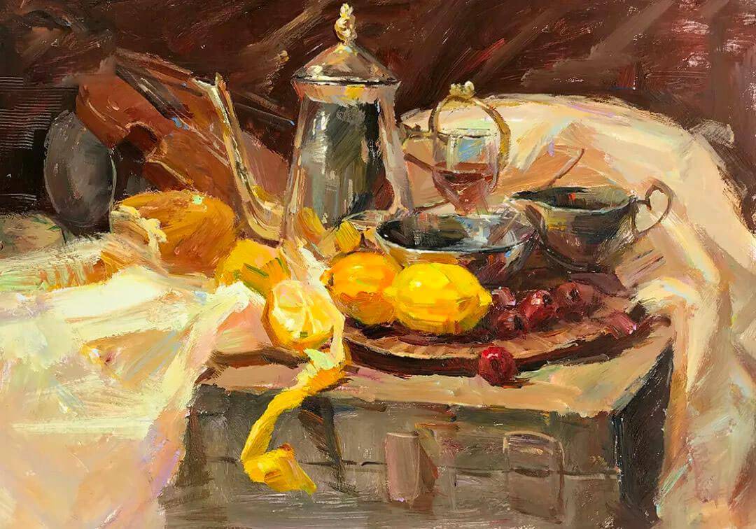 色彩静物考试的四大要求郑州画室美术生能做到几个