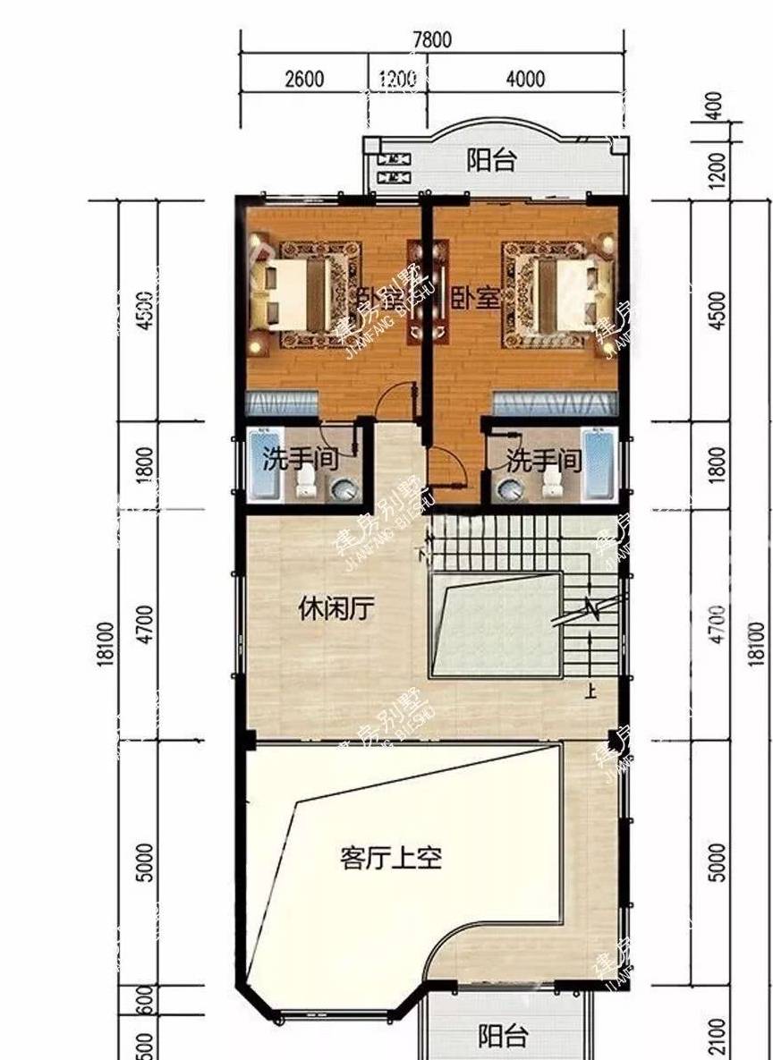 原创2款平屋顶设计的农村别墅第一款有地下室气派到可赛过全村