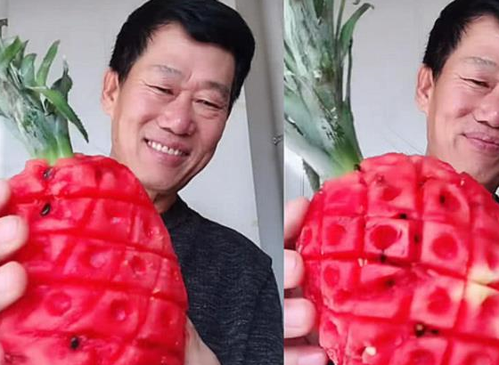 原创同样是切西瓜看了他们的手艺之后网友表示这西瓜白吃了