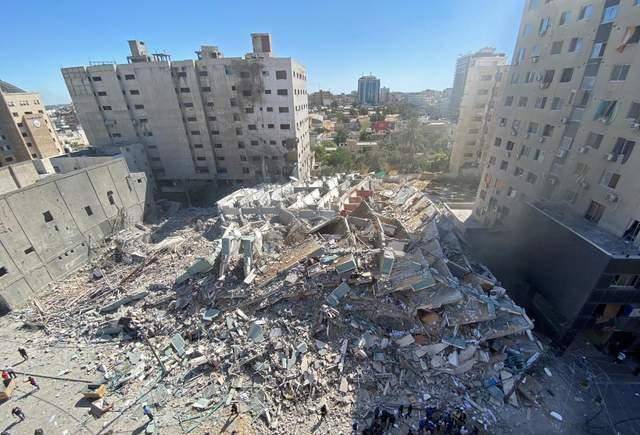 原创以色列轰炸美联社所在大楼为什么美国连个响屁都不敢放