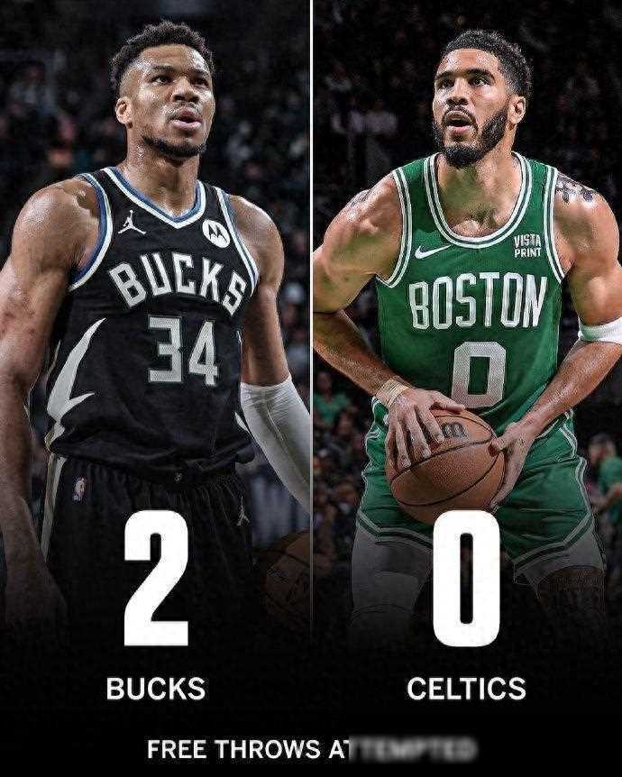 原创nba强强对话罕见纪录凯尔特人全场0罚球两队合计2次罚球