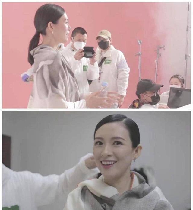 原创41岁章子怡近况复出太拼了拍摄策划带瑜伽垫难怪身材迅速恢复