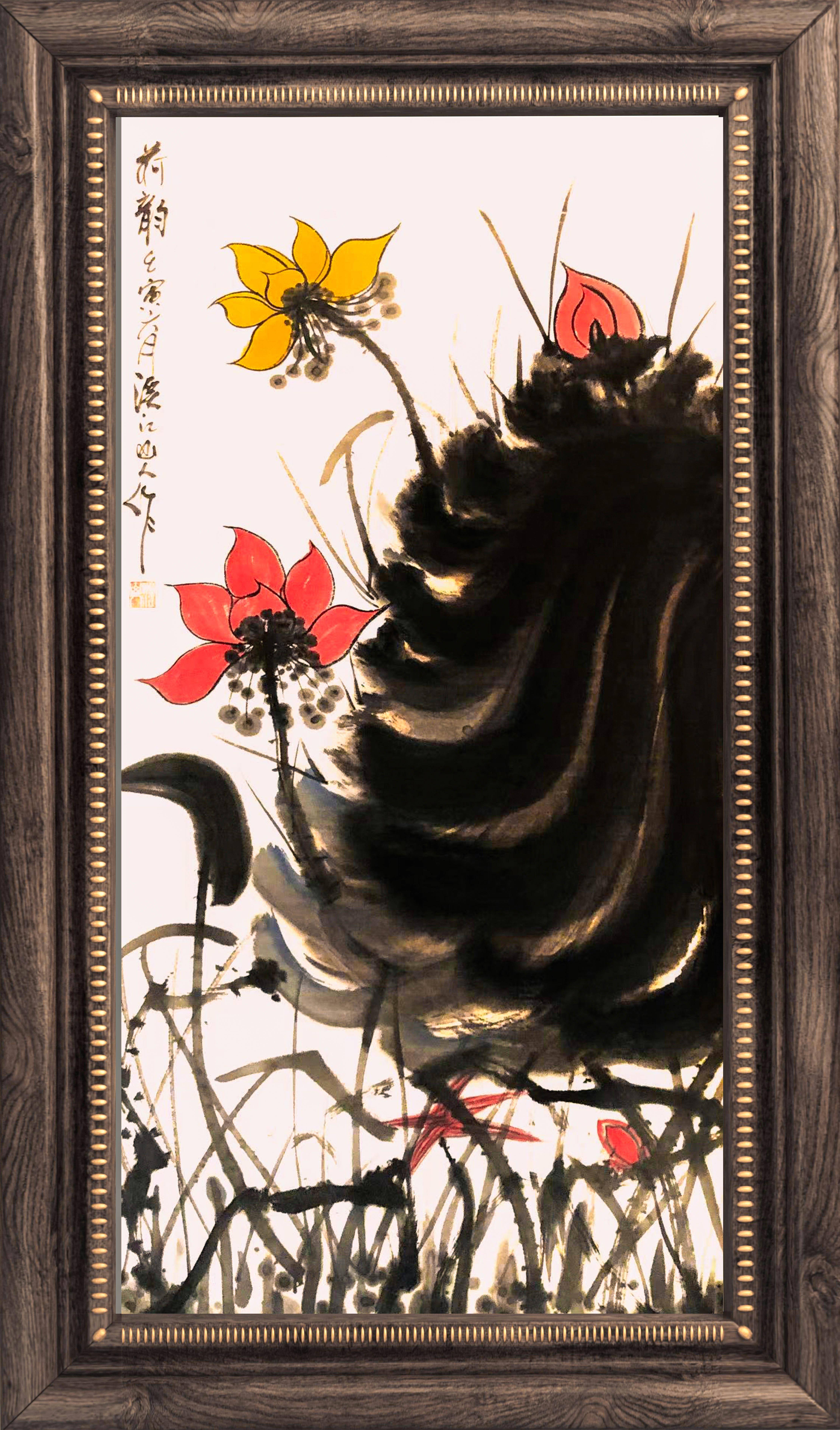 绮丽花鸟 现代山水—当代画坛著名国画家朱祖国艺术人生_先生_作品_创