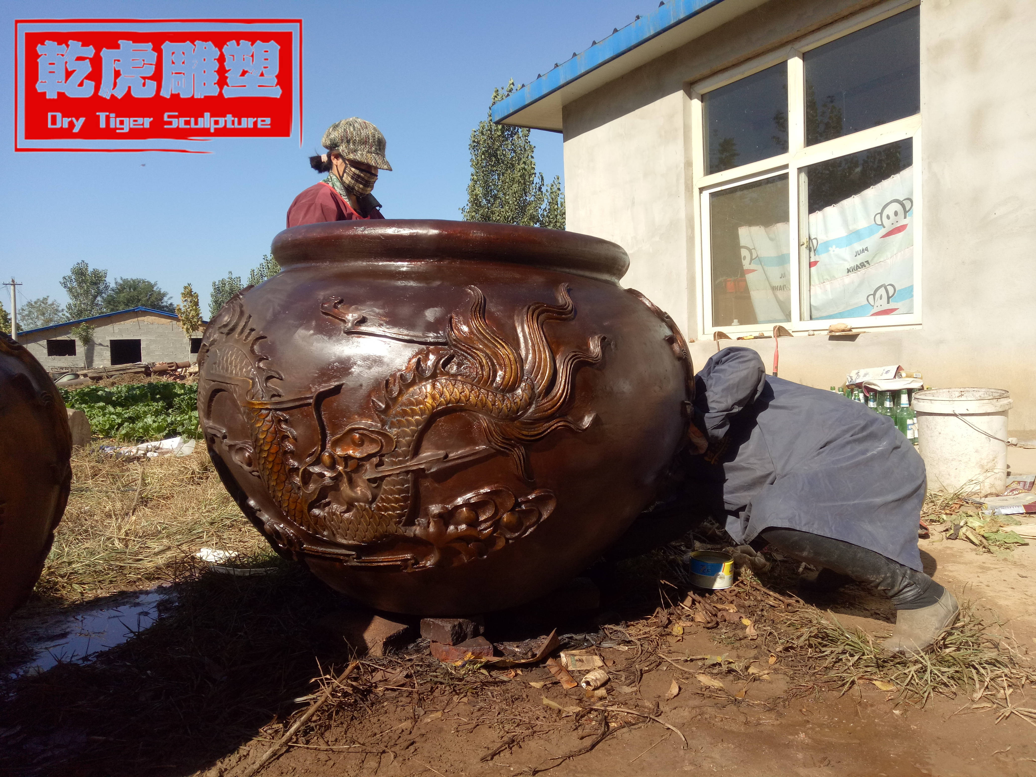 装饰铜缸雕塑生产厂家